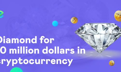 Diamond for 10 million dollars in cryptocurrency